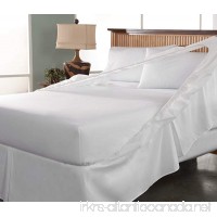 Perfect Fit Easy on Easy Off Bed Skirt and Box Spring Protector  Queen  White - B00BUIW85G
