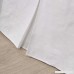 Simple&Opulence Easy Fit Breathable Premium Dust Ruffle With Classic 14 inch Drop Bed Skirt (Basic-white King) - B07C9DYLPX