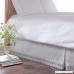 Stylemaster Renaissance Home Fashion Sophia Dust Ruffle/Bed Skirt Queen Ivory - B00BLHVIES