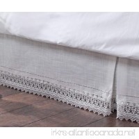 Stylemaster Renaissance Home Fashion Sophia Dust Ruffle/Bed Skirt  Queen  Ivory - B00BLHVIES