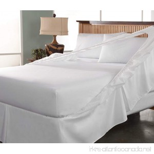 Tailor Fit Easy on Easy off Bedskirt and Box Spring Protector Queen White - B00EZK2V62