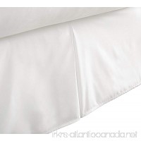 Urban Bed ​Luxurious Hotel Quality 400 Thread Count Bed Skirt with Split Corners 100% Egyptian Cotton (+14 Inch Drop) - Easy Fit Gathered Style 3 Sided Coverage​ (Full XL  White)​ - B07BSC8P1L