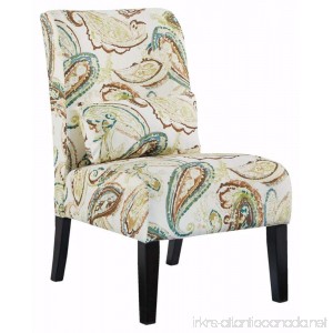 Ashley Furniture Signature Design - Annora Accent Chair - Curved back - Vintage Casual - Paisley Pattern - B00PKHB8CM