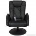 Best Choice Products Faux Leather Massage Recliner Chair w/Ottoman Remote Control 5 Heat and Massage Modes - Black - B01M27RS2N