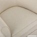 Cecilia Natural Fabric Swivel Chair with Loose Cover by Christopher Knight Home - B01NAGPCFL