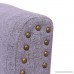 Giantex Modern Tub Barrel Club Seat Arm chair Accent Fabric Nailhead w/Cushion (Gray) - B07425XQ3B
