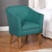 HomePop K6859-F1550 Chunky Textured Accent Chair Living Room Furniture Medium Teal - B00R4ZL4P4