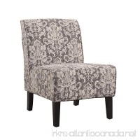 Linon Coco Accent Chair  Gray Damask - B00L3F1G9K