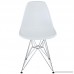 Modway Paris Mid-Century Modern Side Chair with Steel Metal Base in White - B0041H4H9I