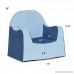 P'Kolino Little Reader Chair Light Blue - B00TFXFSTQ