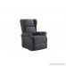 Power Recliner Chair Lift Chairs Linen Living Room Reclining Armchair (Dark Grey) - B079PHTTWD