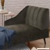 Great Deal Furniture | Indira | New Velvet Chaise Lounge | in Grey - B07C2NWY8J