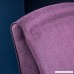 Jolie Mid Century Modern Purple Fabric Chaise Lounge - B0787Y12RG