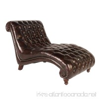 Lazzaro C3988 Double Chaise in Vintage Toberlone Leather - B00JWF1LY8