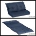 Merax. Adjustable Fabric Folding Chaise Lounge Sofa Chair Floor Couch (Navy 1) - B01HODWXX2