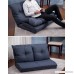 Merax. Adjustable Fabric Folding Chaise Lounge Sofa Chair Floor Couch (Navy 1) - B01HODWXX2