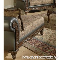 Serta Upholstery 7685FRCHS 7685FRCHS06 Traditional Style Chaise in Sanmar  Chocolate - B078BDX28C
