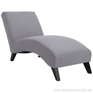 Swanson Grey Fabric Chaise Lounge - B01NBOTQAO