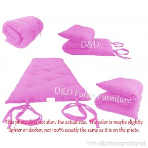 Brand New Pink Traditional Japanese Floor Futon Mattresses Foldable Cushion Mats Yoga Meditaion. - B003VQWIW8