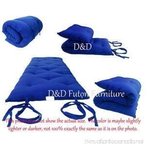 Brand New Royal Blue Traditional Japanese Floor Futon Mattresses Foldable Cushion Mats Yoga Meditaion. - B003VQU7Y4