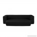 CouchBed Memory Foam Mattress Sleep Sofa Twin (Black) - B07B8C89F4