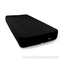 CouchBed Memory Foam Mattress Sleep Sofa Twin (Black) - B07B8C89F4