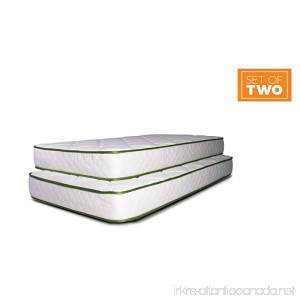 Dreamfoam Bedding Slumber Essentials Premium Foam 7-Inch Twin Mattresses 2 Pack - B07CNDG2W7