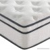 Modway AMZ-5768-WHI Jenna 10” Twin Innerspring Mattress Quilted Pillow Top - Individually Encased Pocket Coils - 10-Year Warranty - B078KNTLGM