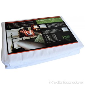 Natural Comfort Anti-Bedbug Waterproof Box Spring/Mattress Encasement 9-Inch Queen - B00DGP1DKM
