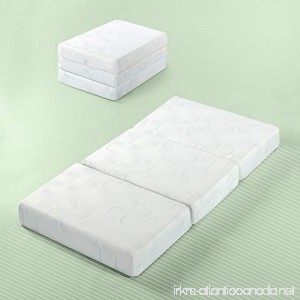 Zinus Gel Memory Foam 5 Inch Tri-Fold Comfort Portable Folding Mattress or Floor Mat Twin - B079P5134M