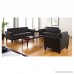 Alera ALERL22LS10B Reception Lounge Furniture Loveseat 55-1/2w x 31-1/2d x 32h Black - B004AQIY0S