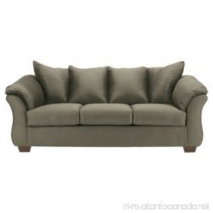Ashley Furniture Signature Design - Darcy Sofa - Ultra Soft Upholstery - Contemporary - Sage Green - B005G4U4K6