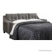 Benchcraft Brindon Contemporary Sofa Sleeper - Queen Size Mattress and Throw Pillows Included - Charcoal - B014RKD54G