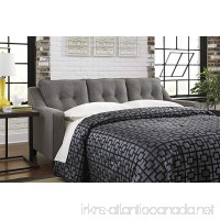 Benchcraft Brindon Contemporary Sofa Sleeper - Queen Size Mattress and Throw Pillows Included - Charcoal - B014RKD54G