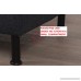Beverly Fine Furniture F2108 Futon Sofa Bed Convertible Charcoal grey - B06W5GQ427