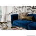 Edloe Finch FOXLEY Blue Velvet Sofa - Midcentury Modern Sofa for Living Room - Channel Tufted - B077XRNVC2