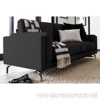 Elle Decor Remi Sofa  Fabric  Gray - B075D7HS6G