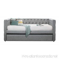 Homelegance Adalie Tuxedo Twin Size Fabric Trundle Daybed Gray - B01MSD9YMU