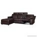 Homelegance Dalal 102 Reclining Sectional with Console Brown - B077JS31MN