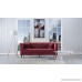 Mid-Century Tufted Velvet Sofa Living Room Couch with Tufted Buttons (Red) - B075THHKFB