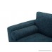 Modern Sofa Loveseat with Tufted Linen Fabric - Living Room Couch (Dark Blue) - B07CG8ZK2X