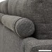 Rivet Cove Mid-Century Tufted Sofa 71.7 W Dark Grey - B072PZVY6H