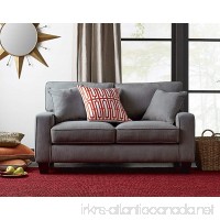 Truly Home UPH100007 Andrew Loveseat 61 in Essex Gray - B073GLSCWP