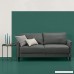 Zinus Classic Upholstered 71in Sofa/Living Room Couch Grey with Hint of Green - B079Q238ZM