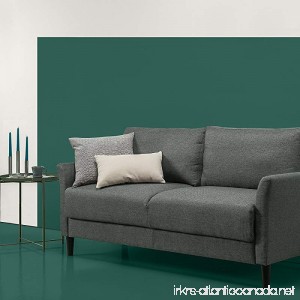 Zinus Classic Upholstered 71in Sofa/Living Room Couch Grey with Hint of Green - B079Q238ZM