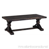 Ashley Furniture Signature Design - Beckendorf Casual Rectangular Cocktail Table - Black - B071F9KPJR