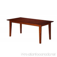 Atlantic Furniture Shaker Coffee Table Walnut - B06ZXS9LFK