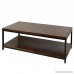 Casual Home Metro Coffee Table with Black Frame Mocha - B01H4Y5CRA