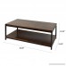 Casual Home Metro Coffee Table with Black Frame Mocha - B01H4Y5CRA