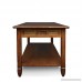 Leick Furniture Rustic Slate Rectangular Coffee Table - Rustic Oak Finish - B006ZTI77S